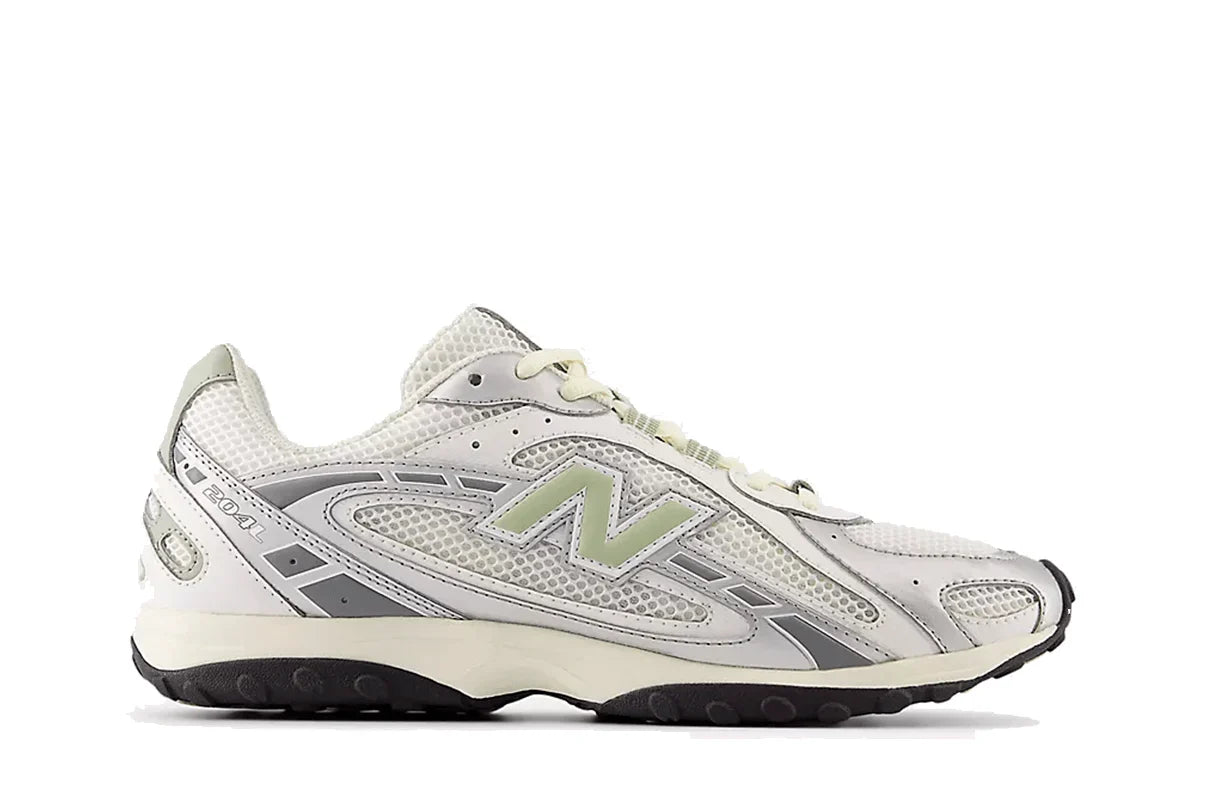 New Balance 204L Silver Metallic Sage Green Prateado