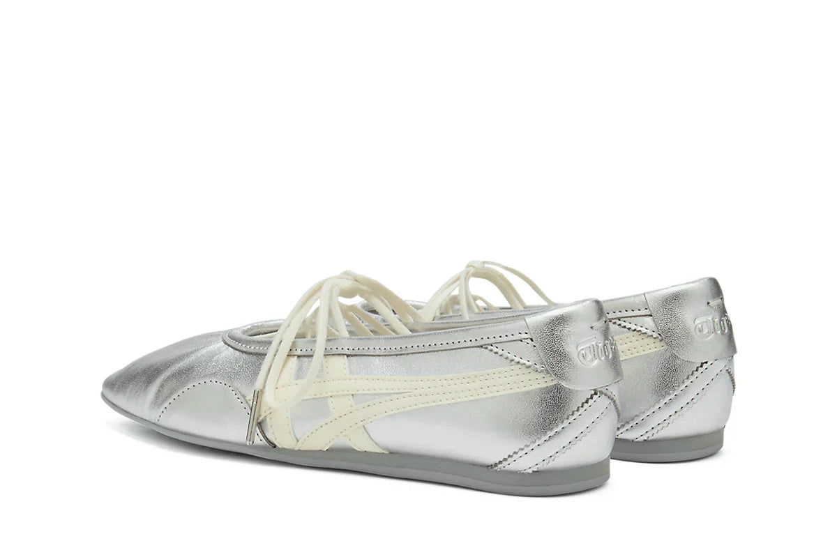 Onitsuka Tiger Gymnarina Silver Cream Prateado